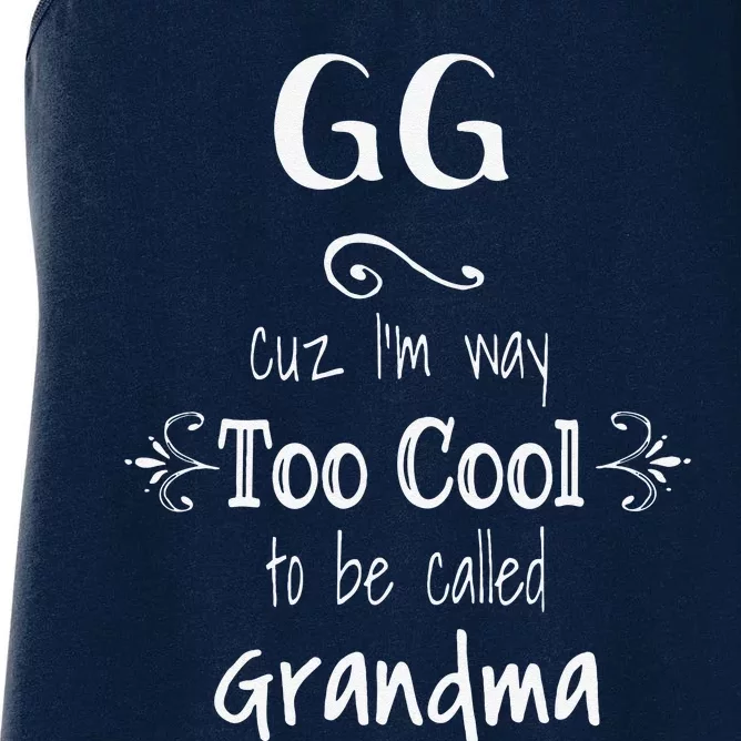 Too Cool GG Special Grandma Women's Racerback Tank