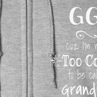 Too Cool GG Special Grandma Full Zip Hoodie