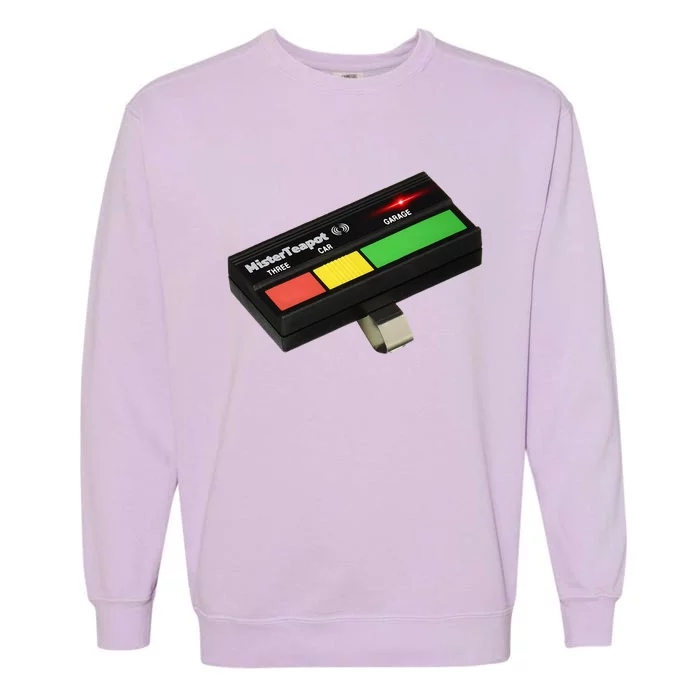 Three Car Garage (3CG Tricolor Remote Control) Mister Teapot Garment-Dyed Sweatshirt