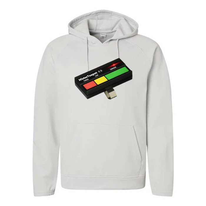 Three Car Garage (3CG Tricolor Remote Control) Mister Teapot Performance Fleece Hoodie