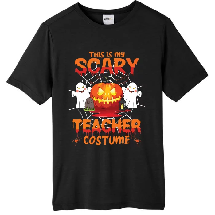 Teacher Costume Gifts This Is My Scary Teacher Costume ChromaSoft Performance T-Shirt