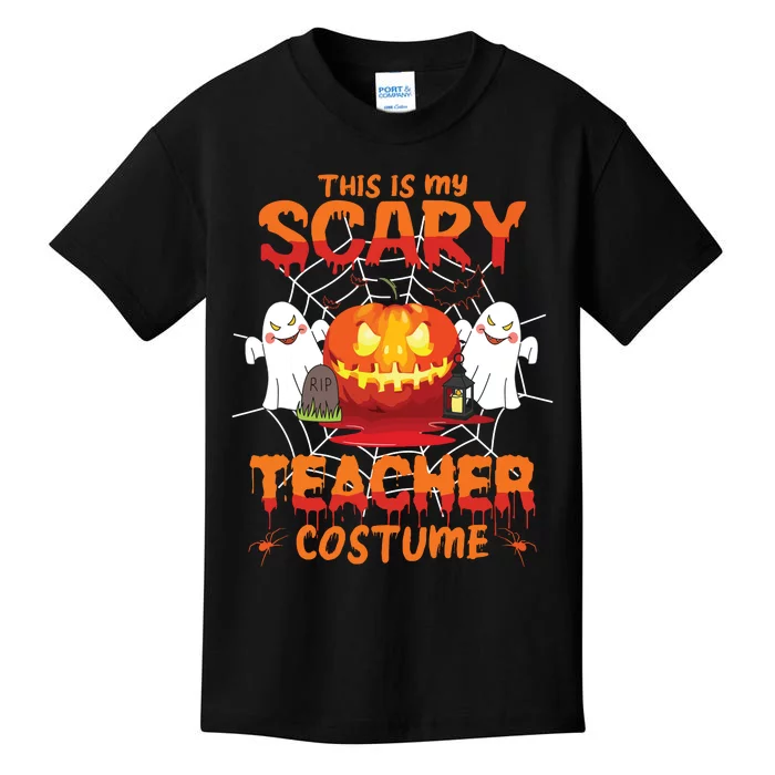 Teacher Costume Gifts This Is My Scary Teacher Costume Kids T-Shirt