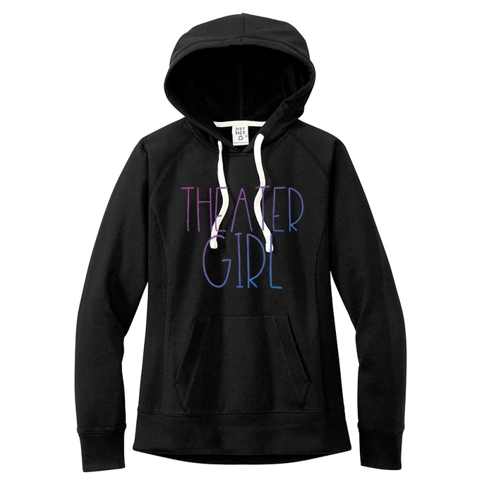 Theatre Cute Gift Broadway Musical Fan Christmas Gift Cute Funny Gift Women's Fleece Hoodie