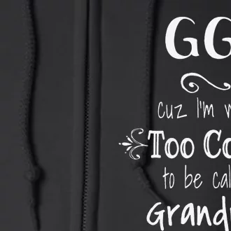 Too Cool GG Special Grandma Full Zip Hoodie