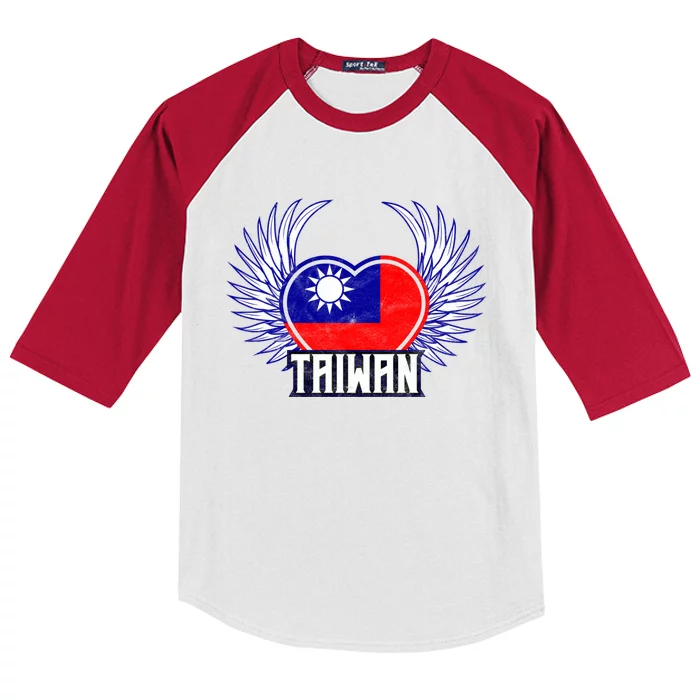 Taiwan Cool Gift Kids Colorblock Raglan Jersey