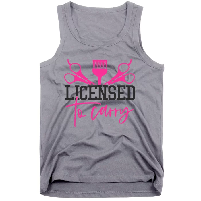 To Carry Hairstylist Cosmetologist Hairdresser Tank Top