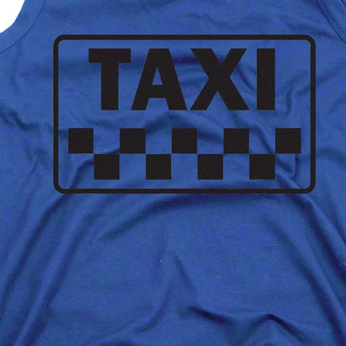 Taxi Costume Halloween Yellow New York Cab Tank Top