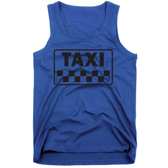 Taxi Costume Halloween Yellow New York Cab Tank Top