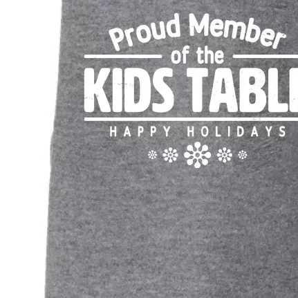 Thanksgiving Christmas Happy Holidays Proud Member Of Dinner Table For Children Doggie 3-End Fleece Hoodie