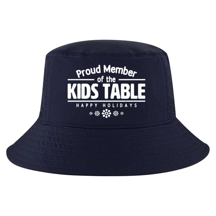 Thanksgiving Christmas Happy Holidays Proud Member Of Dinner Table For Children Cool Comfort Performance Bucket Hat