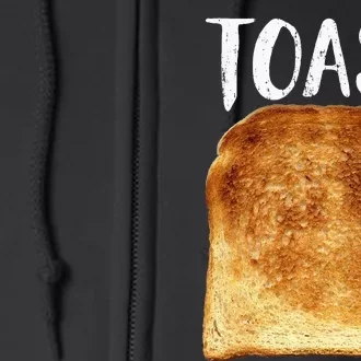 Toast Costume Halloween Funny Bread Lover Christmas Gift Full Zip Hoodie