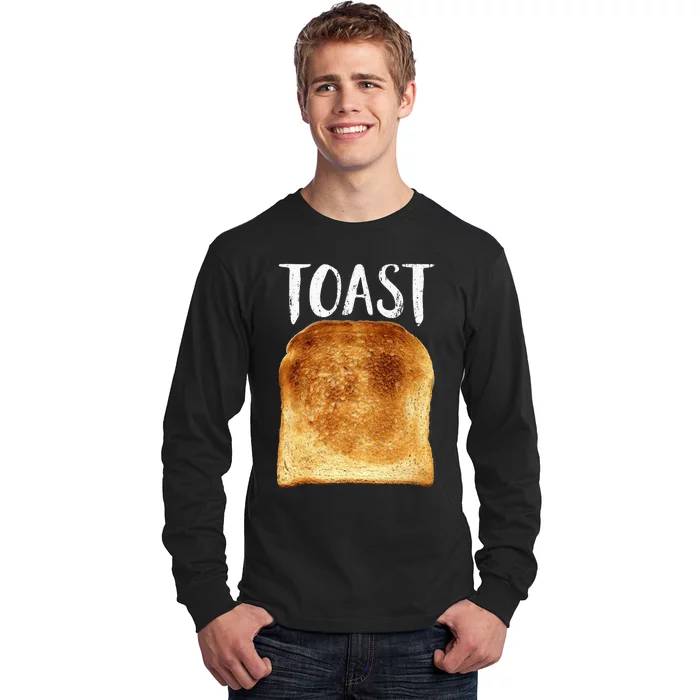 Toast Costume Halloween Funny Bread Lover Christmas Long Sleeve Shirt