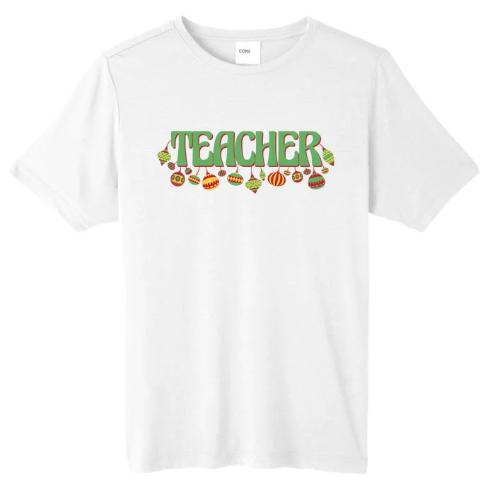 Teacher Christmas Holiday Festive ChromaSoft Performance T-Shirt