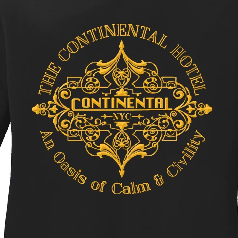 The Continental Hotel Ladies Long Sleeve Shirt