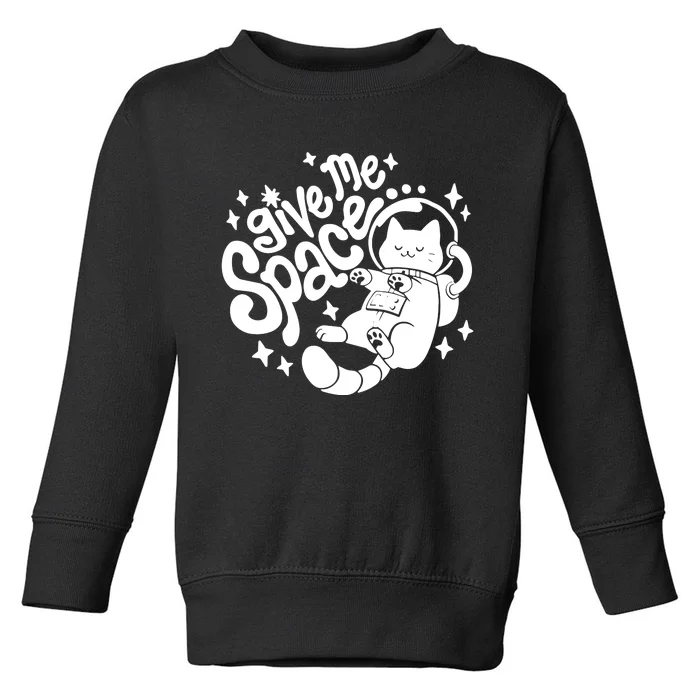 The Cat Hive Give Me Space Toddler Sweatshirt