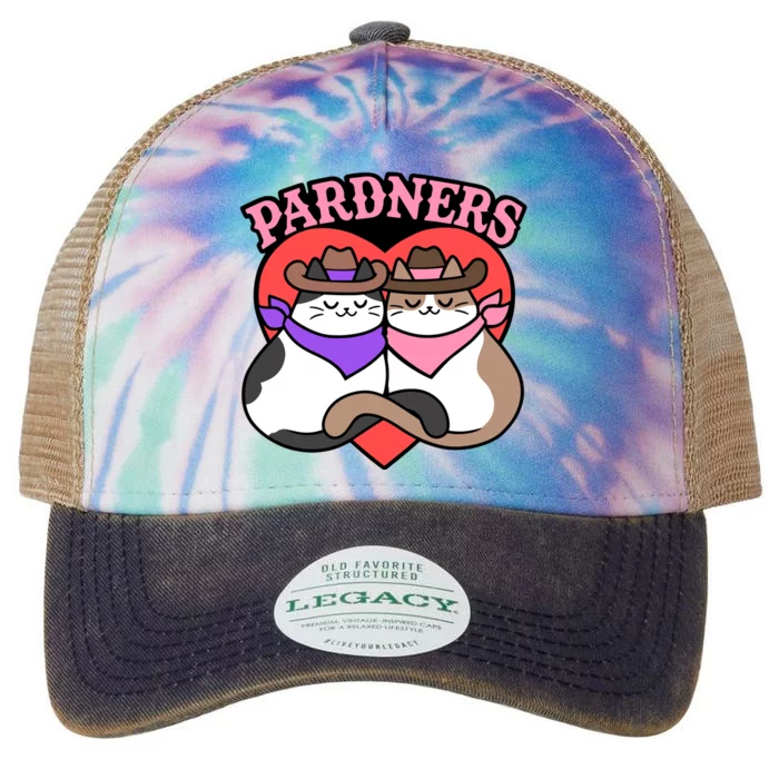 The Cat Hive Pardners Enamel Pin Legacy Tie Dye Trucker Hat