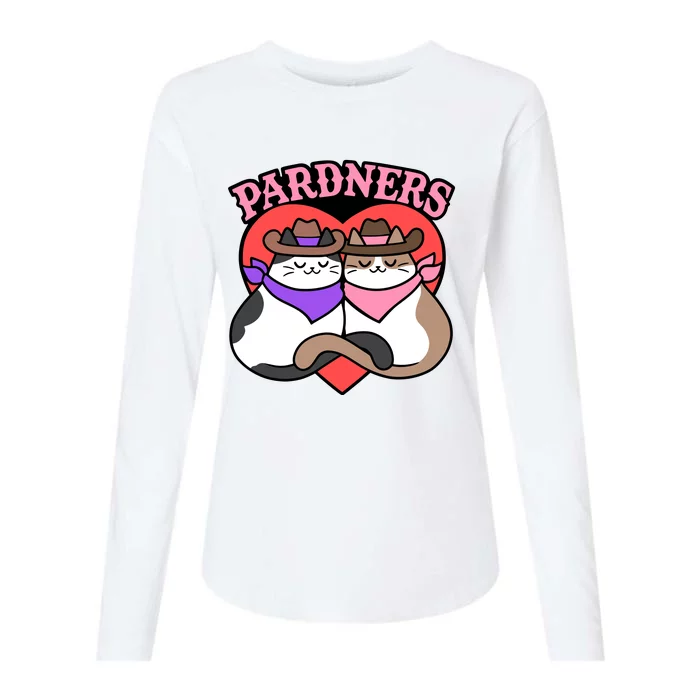 The Cat Hive Pardners Enamel Pin Womens Cotton Relaxed Long Sleeve T-Shirt