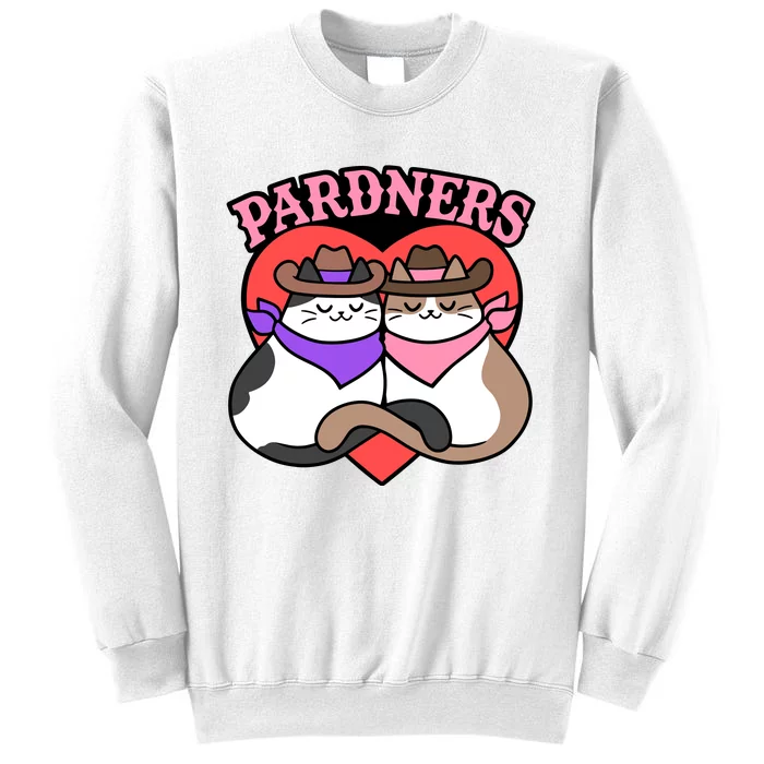 The Cat Hive Pardners Enamel Pin Sweatshirt