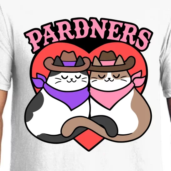 The Cat Hive Pardners Enamel Pin Pajama Set