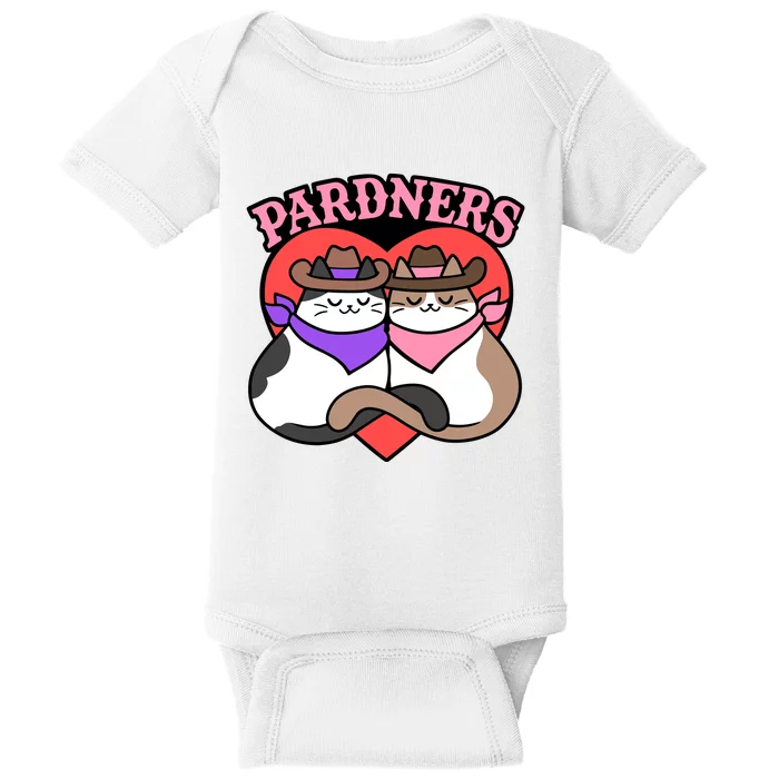 The Cat Hive Pardners Enamel Pin Baby Bodysuit