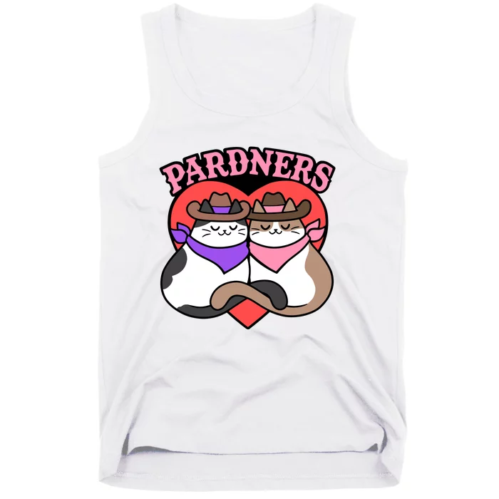 The Cat Hive Pardners Enamel Pin Tank Top