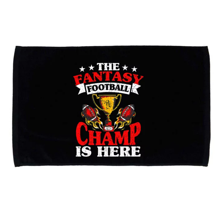 The Champ Is Here Fantasy Football Microfiber Hand Towel