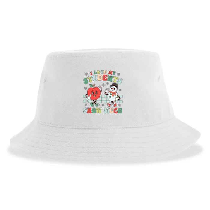 Teacher Christmas I Love My Students Snow Much Sustainable Bucket Hat