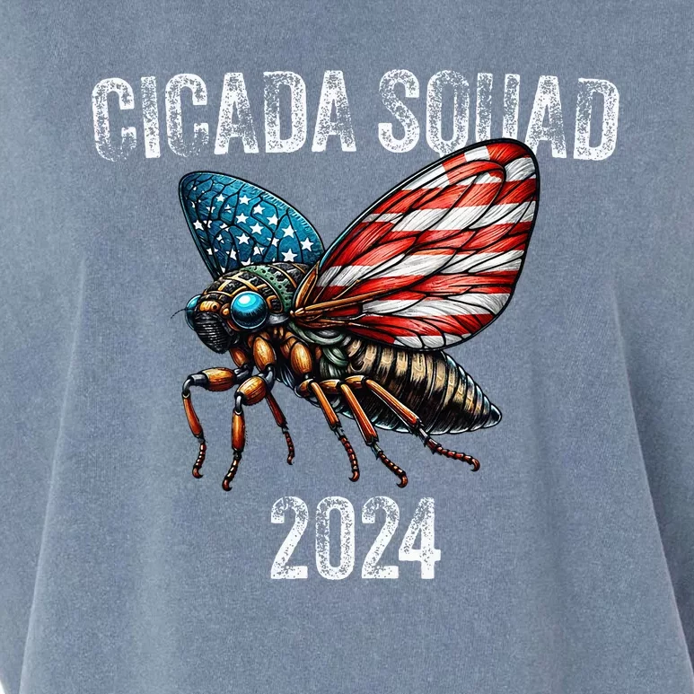 The Cicada Invasion Brood Xiii And Xix Cicada Squad 2024 Garment-Dyed Women's Muscle Tee