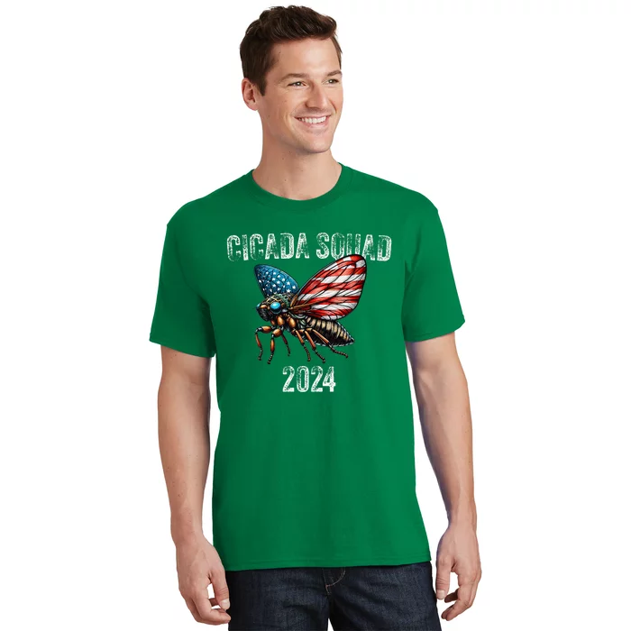 The Cicada Invasion Brood Xiii And Xix Cicada Squad 2024 T-Shirt