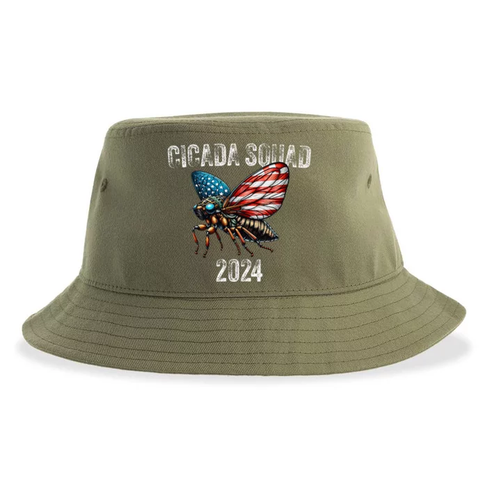 The Cicada Invasion Brood Xiii And Xix Cicada Squad 2024 Sustainable Bucket Hat