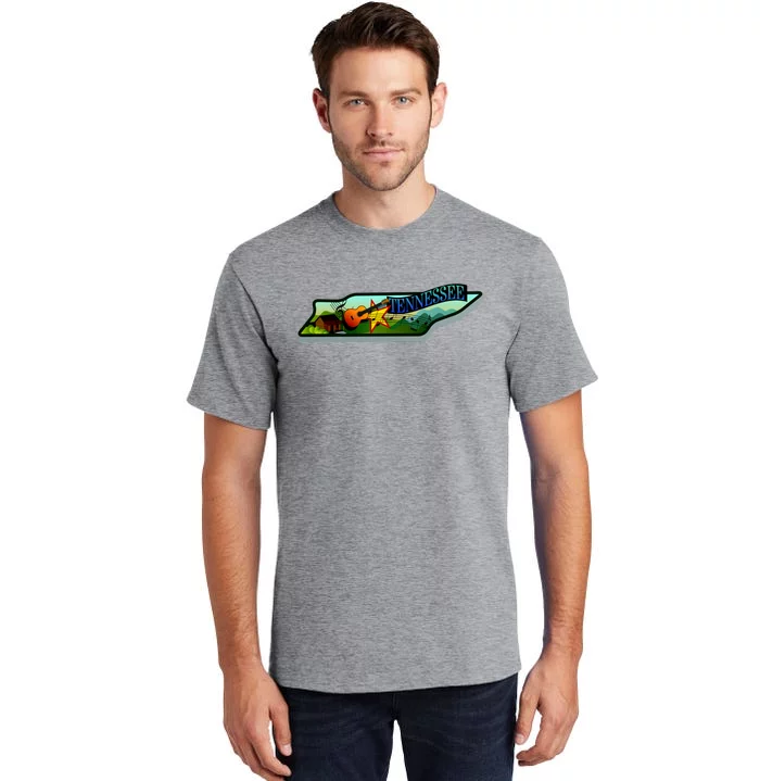 Tennessee Cartoon Illustration Tall T-Shirt