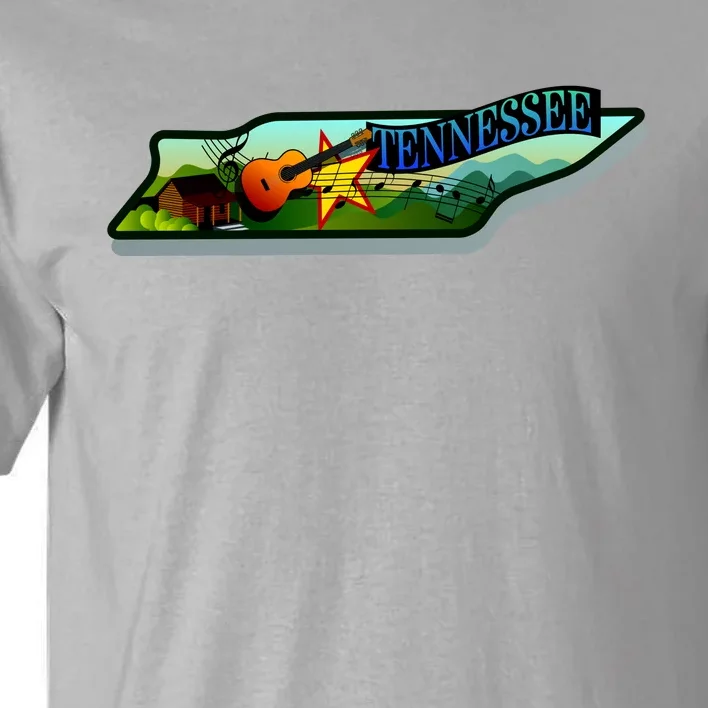 Tennessee Cartoon Illustration Tall T-Shirt