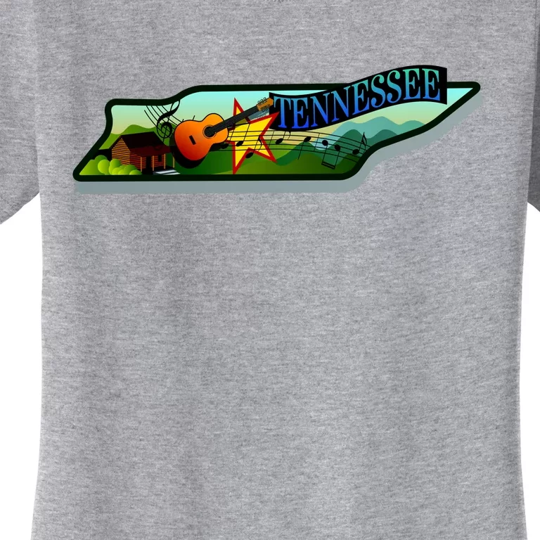 Tennessee Cartoon Illustration Women's T-Shirt