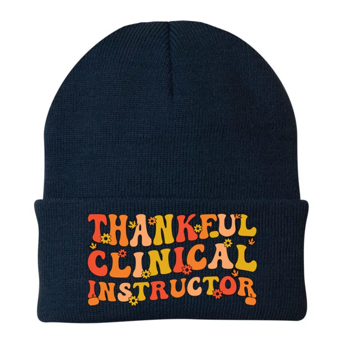 Thankful Clinical Instructor Thanksgiving Great Gift Knit Cap Winter Beanie