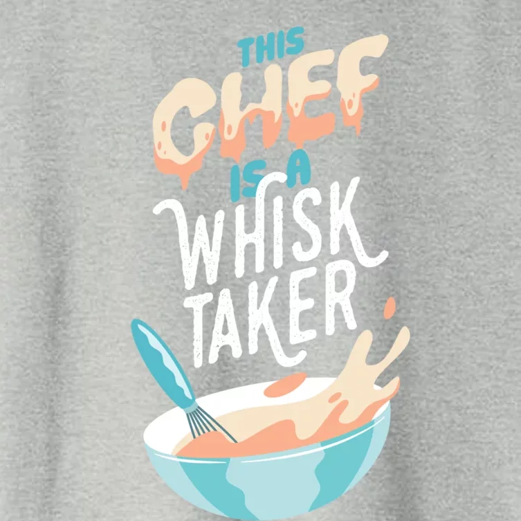 This Chef Is A Whisk Taker Funny Chef Gift Women's Crop Top Tee