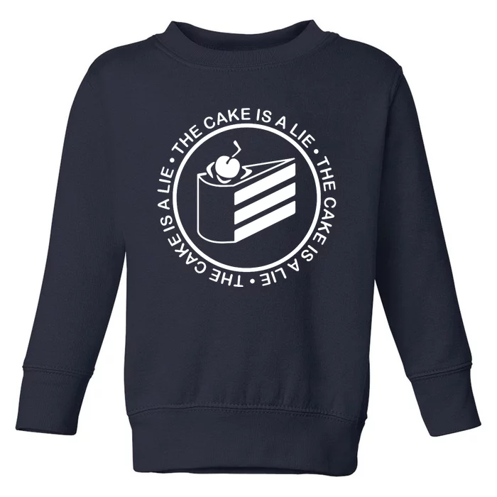 The Cake Is A Lie Portal Toddler Sweatshirt