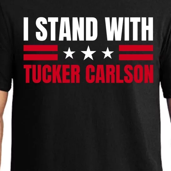 Tucker Carlson I Stand With Him, Men Women, I Stand With Tucker Carlson Pajama Set