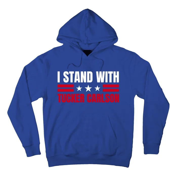 Tucker Carlson I Stand With Him, Men Women, I Stand With Tucker Carlson Hoodie