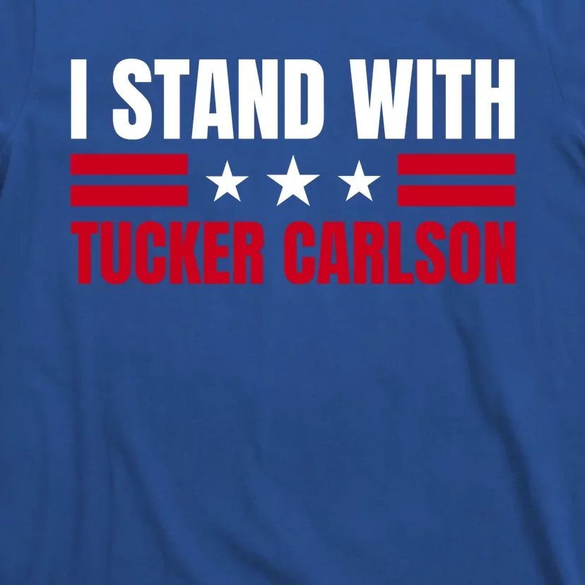 Tucker Carlson I Stand With Him, Men Women, I Stand With Tucker Carlson T-Shirt