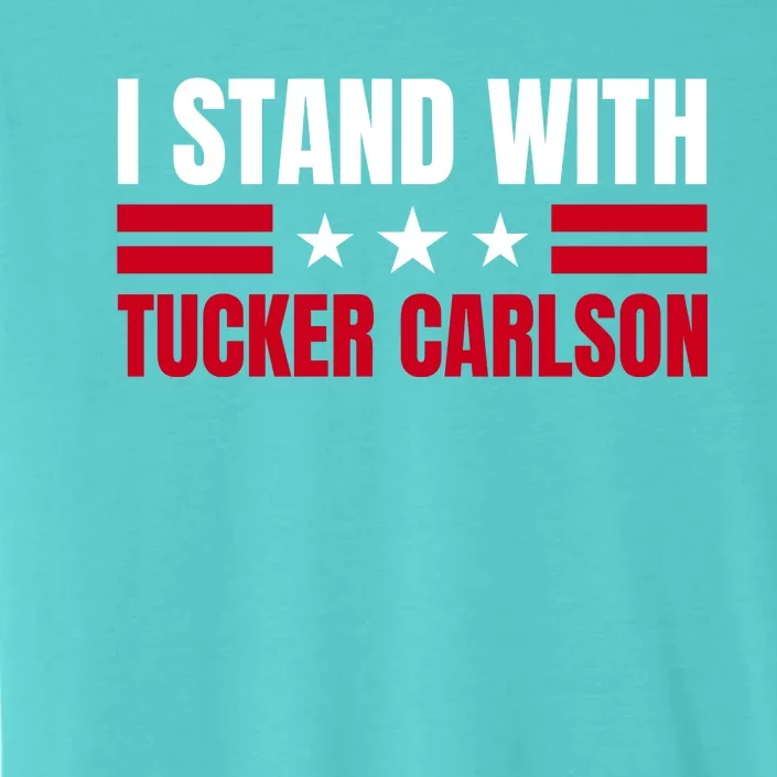 Tucker Carlson I Stand With Him, Men Women, I Stand With Tucker Carlson ChromaSoft Performance T-Shirt