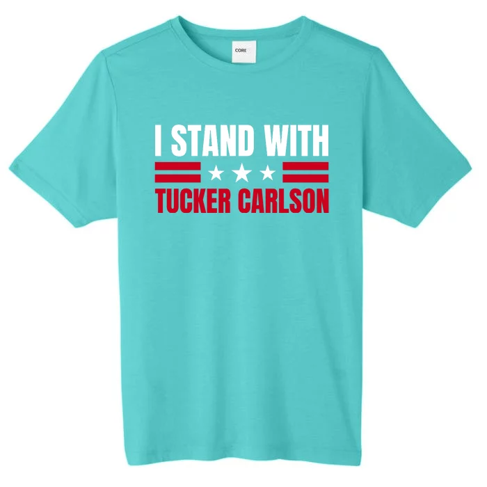 Tucker Carlson I Stand With Him, Men Women, I Stand With Tucker Carlson ChromaSoft Performance T-Shirt