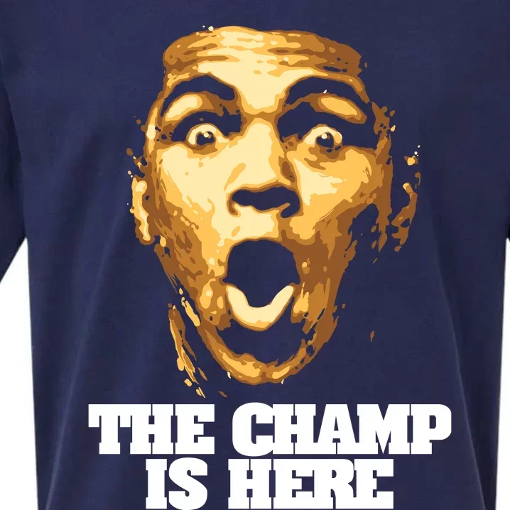 The Champ Is Here Sueded Cloud Jersey T-Shirt