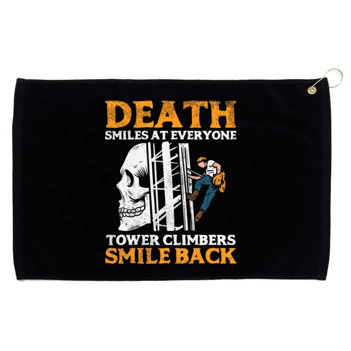 Tower Climber, Industrial Climber Grommeted Golf Towel