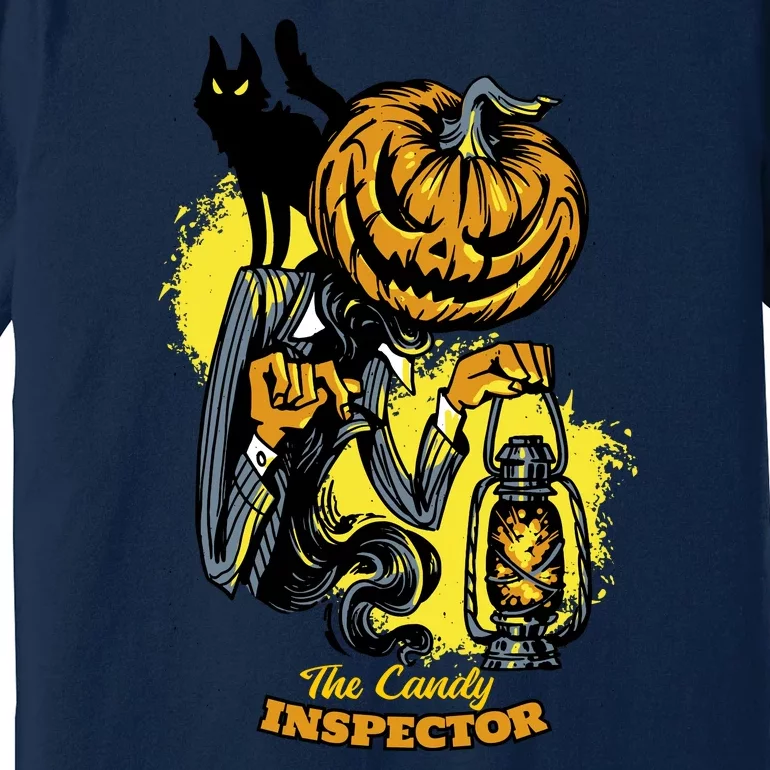 The Candy Inspector Funny Halloween Premium T-Shirt