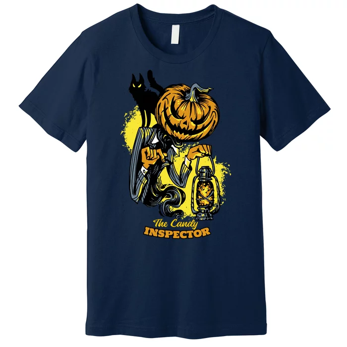 The Candy Inspector Funny Halloween Premium T-Shirt