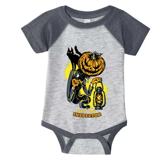 The Candy Inspector Funny Halloween Infant Baby Jersey Bodysuit