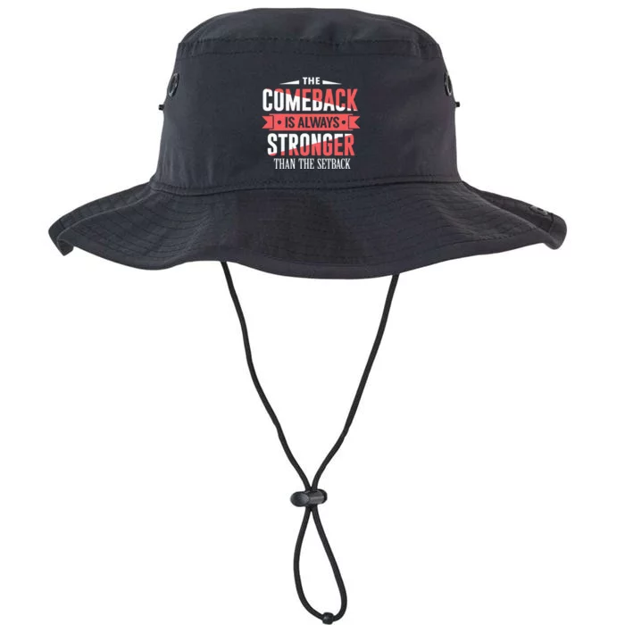 The Comeback Is Always Stronger Than Setback Motivational Legacy Cool Fit Booney Bucket Hat