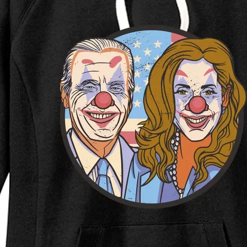 The Clowns Joe Biden Kamala Harris Women's Fleece Hoodie