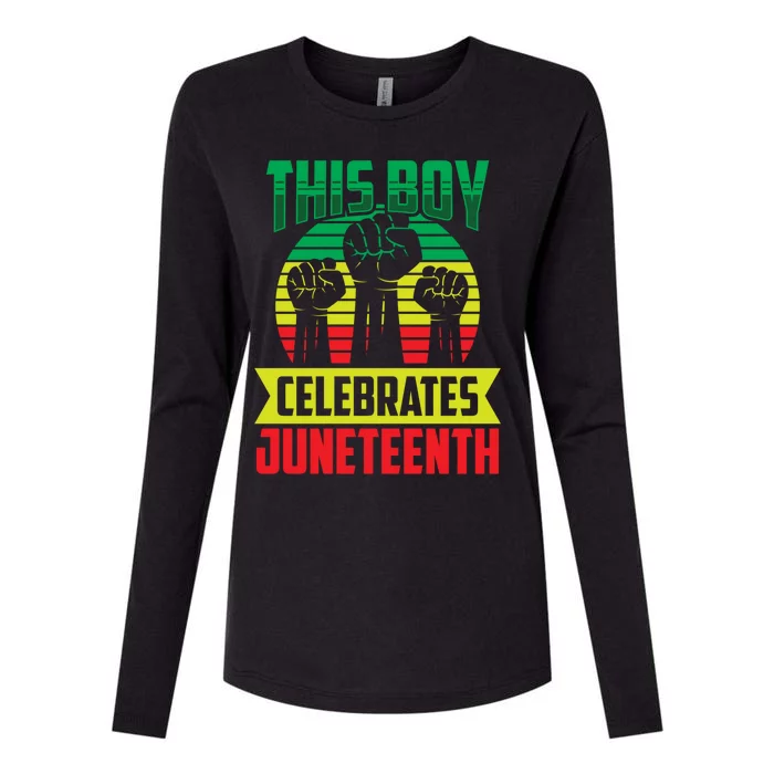 This Celebrates Juneteenth 1865 African Black American Gift Womens Cotton Relaxed Long Sleeve T-Shirt