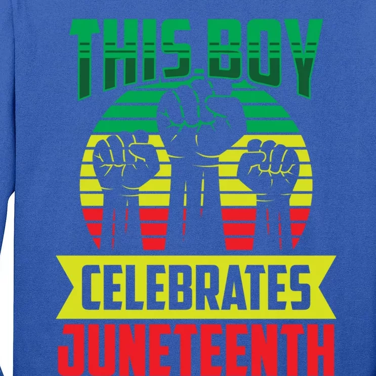 This Celebrates Juneteenth 1865 African Black American Gift Tall Long Sleeve T-Shirt